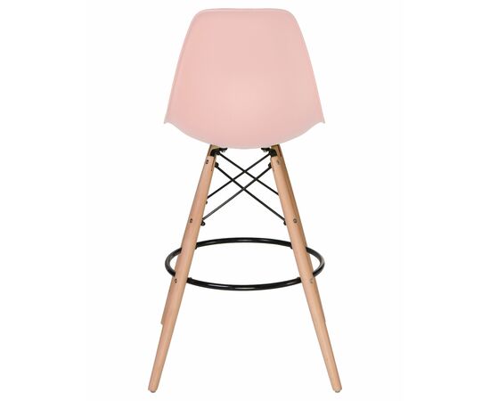 Набор 2 шт Стул барный DOBRIN DSW BAR, ножки светлый бук, цвет сиденья светло-розовый (PK-02), Вариант: ножки светлый бук, цвет сиденья светло-розовый (PK-02), изображение 6 | Интернет магазин мебели и декора LifeDekor
