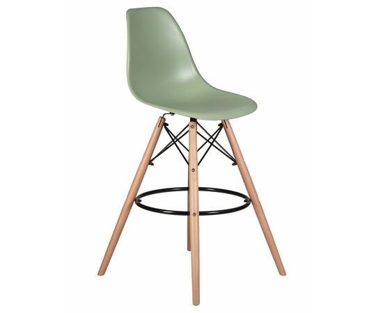 Набор 2 шт Стул барный DOBRIN DSW BAR, ножки светлый бук, цвет мятный (NX-G-09), Вариант: ножки светлый бук, цвет мятный (NX-G-09), изображение 3 | Интернет магазин мебели и декора LifeDekor