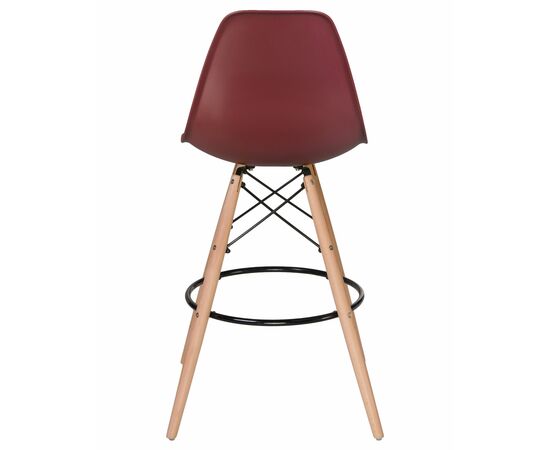 Набор 2 шт Стул барный DOBRIN DSW BAR, ножки светлый бук, цвет сливовый (R-13), Вариант: ножки светлый бук, цвет сливовый (R-13), изображение 6 | Интернет магазин мебели и декора LifeDekor