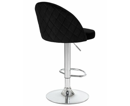 Набор 2 шт Стул барный DOBRIN MILANA, черный велюр (MJ9-101), Вариант: черный велюр (MJ9-101), изображение 5 | Интернет магазин мебели и декора LifeDekor