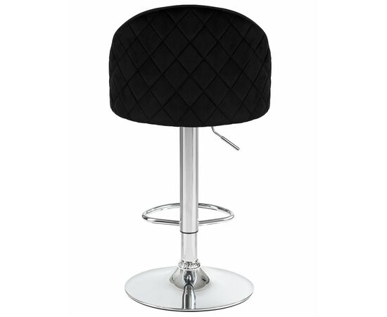 Набор 2 шт Стул барный DOBRIN MILANA, черный велюр (MJ9-101), Вариант: черный велюр (MJ9-101), изображение 6 | Интернет магазин мебели и декора LifeDekor