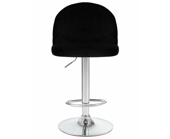 Набор 2 шт Стул барный DOBRIN MILANA, черный велюр (MJ9-101), Вариант: черный велюр (MJ9-101), изображение 7 | Интернет магазин мебели и декора LifeDekor