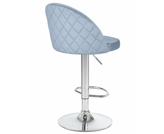 Набор 2 шт Стул барный DOBRIN MILANA, пудрово-голубой велюр (MJ9-74), Вариант: пудрово-голубой велюр (MJ9-74), изображение 5 | Интернет магазин мебели и декора LifeDekor