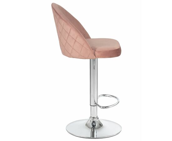 Набор 2 шт Стул барный DOBRIN MILANA, пудрово-розовый велюр (MJ9-32), Вариант: пудрово-розовый велюр (MJ9-32), изображение 4 | Интернет магазин мебели и декора LifeDekor