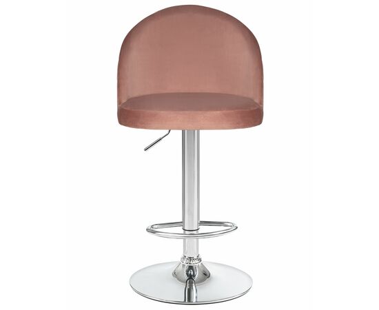 Набор 2 шт Стул барный DOBRIN MILANA, пудрово-розовый велюр (MJ9-32), Вариант: пудрово-розовый велюр (MJ9-32), изображение 7 | Интернет магазин мебели и декора LifeDekor