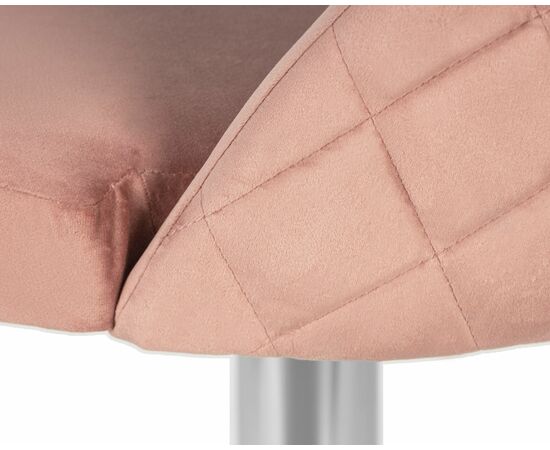 Набор 2 шт Стул барный DOBRIN MILANA, пудрово-розовый велюр (MJ9-32), Вариант: пудрово-розовый велюр (MJ9-32), изображение 8 | Интернет магазин мебели и декора LifeDekor
