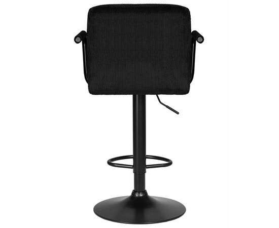 Набор 2 шт Стул барный DOBRIN KRUGER ARM BLACK, черный вельвет (LAR-E2041-52), Вариант: черный вельвет (LAR-E2041-52), изображение 6 | Интернет магазин мебели и декора LifeDekor