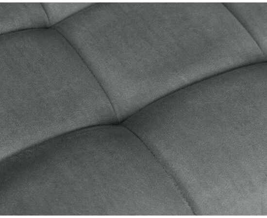 Набор 2 шт Стул барный DOBRIN KRUGER ARM BLACK, серый велюр (MJ9-75), Вариант: серый велюр (MJ9-75), изображение 9 | Интернет магазин мебели и декора LifeDekor