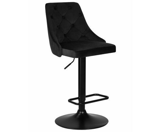 Набор 2 шт Стул барный DOBRIN JOSEPH BLACK, черный велюр (MJ9-101), Вариант: черный велюр (MJ9-101) | Интернет магазин мебели и декора LifeDekor
