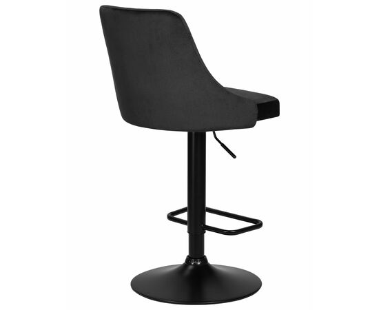 Набор 2 шт Стул барный DOBRIN JOSEPH BLACK, черный велюр (MJ9-101), Вариант: черный велюр (MJ9-101), изображение 4 | Интернет магазин мебели и декора LifeDekor