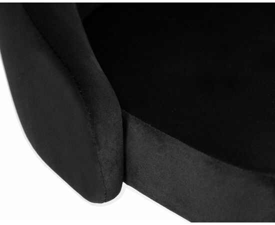 Набор 2 шт Стул барный DOBRIN JOSEPH BLACK, черный велюр (MJ9-101), Вариант: черный велюр (MJ9-101), изображение 7 | Интернет магазин мебели и декора LifeDekor