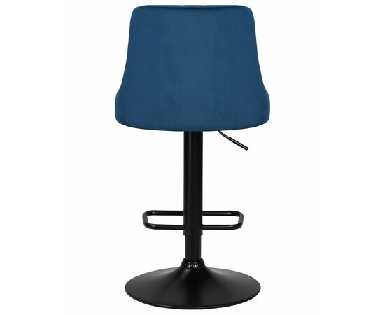 Набор 2 шт Стул барный DOBRIN JOSEPH BLACK, синий велюр (MJ9-117), Вариант: синий велюр (MJ9-117), изображение 5 | Интернет магазин мебели и декора LifeDekor