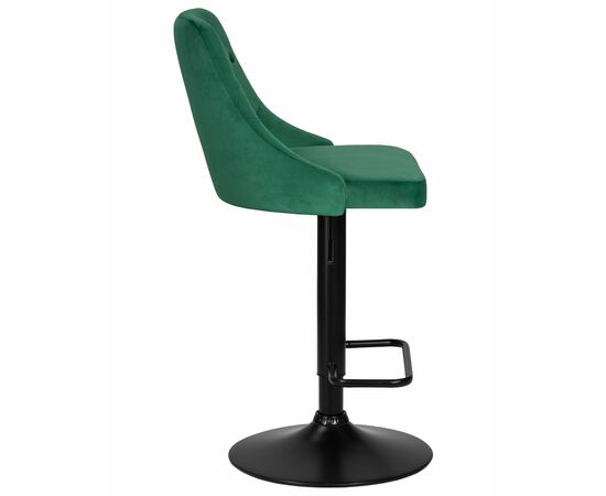 Набор 2 шт Стул барный DOBRIN JOSEPH BLACK, зеленый велюр (MJ9-88), Вариант: зеленый велюр (MJ9-88), изображение 3 | Интернет магазин мебели и декора LifeDekor