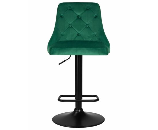 Набор 2 шт Стул барный DOBRIN JOSEPH BLACK, зеленый велюр (MJ9-88), Вариант: зеленый велюр (MJ9-88), изображение 6 | Интернет магазин мебели и декора LifeDekor