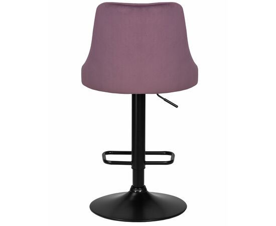 Набор 2 шт Стул барный DOBRIN JOSEPH BLACK, пудрово-сиреневый велюр (MJ9-52), Вариант: пудрово-сиреневый велюр (MJ9-52), изображение 5 | Интернет магазин мебели и декора LifeDekor