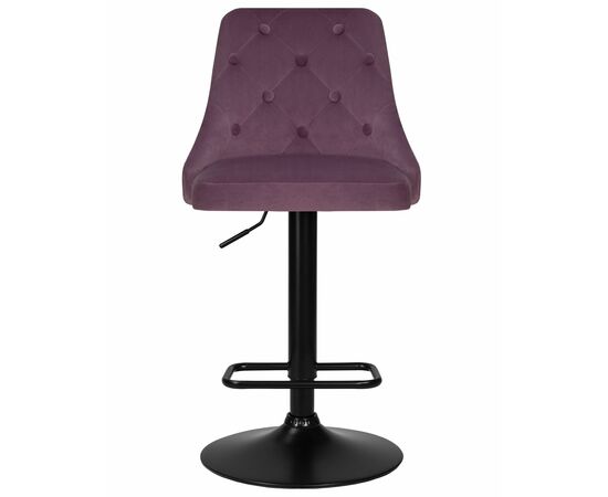 Набор 2 шт Стул барный DOBRIN JOSEPH BLACK, пудрово-сиреневый велюр (MJ9-52), Вариант: пудрово-сиреневый велюр (MJ9-52), изображение 6 | Интернет магазин мебели и декора LifeDekor
