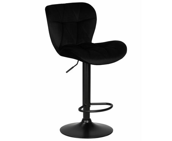 Набор 2 шт Стул барный DOBRIN BARNY BLACK, черный велюр (MJ9-101), Вариант: черный велюр (MJ9-101), изображение 2 | Интернет магазин мебели и декора LifeDekor