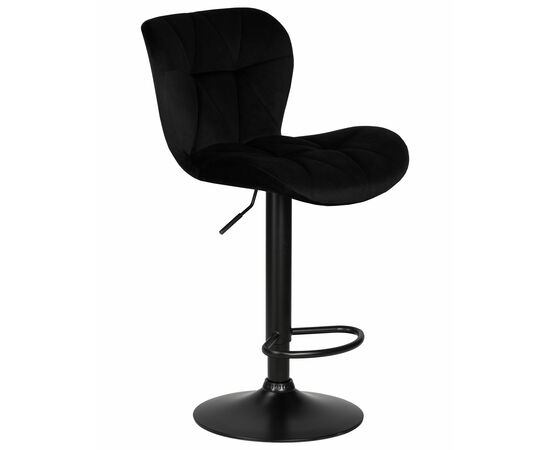 Набор 2 шт Стул барный DOBRIN BARNY BLACK, черный велюр (MJ9-101), Вариант: черный велюр (MJ9-101), изображение 3 | Интернет магазин мебели и декора LifeDekor