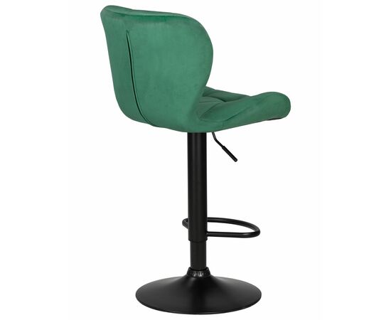 Набор 2 шт Стул барный DOBRIN BARNY BLACK, зеленый велюр (MJ9-88), Вариант: зеленый велюр (MJ9-88), изображение 5 | Интернет магазин мебели и декора LifeDekor
