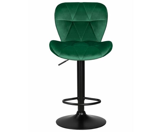 Набор 2 шт Стул барный DOBRIN BARNY BLACK, зеленый велюр (MJ9-88), Вариант: зеленый велюр (MJ9-88), изображение 7 | Интернет магазин мебели и декора LifeDekor