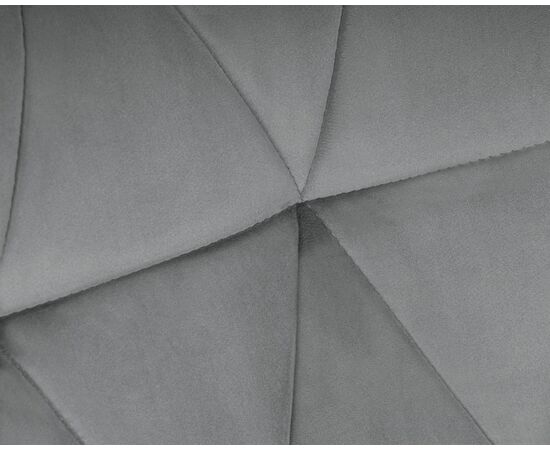 Набор 2 шт Стул барный DOBRIN BARNY BLACK, серый велюр (MJ9-75), Вариант: серый велюр (MJ9-75), изображение 8 | Интернет магазин мебели и декора LifeDekor