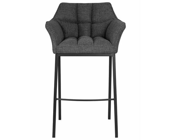 Набор 2 шт Стул барный DOBRIN LUCAS, серая ткань (F-22), Вариант: серая ткань (F-22), изображение 7 | Интернет магазин мебели и декора LifeDekor