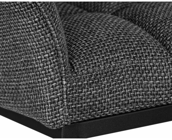 Набор 2 шт Стул барный DOBRIN LUCAS, серая ткань (F-22), Вариант: серая ткань (F-22), изображение 8 | Интернет магазин мебели и декора LifeDekor