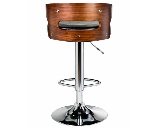 Набор 2 шт Стул барный DOBRIN FRED, коричневое дерево, чёрный, Вариант: коричневое дерево, чёрный, изображение 4 | Интернет магазин мебели и декора LifeDekor