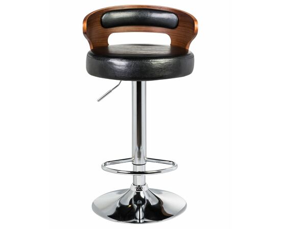 Набор 2 шт Стул барный DOBRIN FRED, коричневое дерево, чёрный, Вариант: коричневое дерево, чёрный, изображение 5 | Интернет магазин мебели и декора LifeDekor