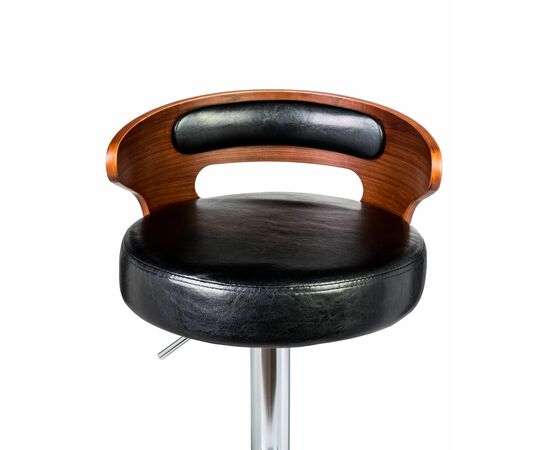 Набор 2 шт Стул барный DOBRIN FRED, коричневое дерево, чёрный, Вариант: коричневое дерево, чёрный, изображение 8 | Интернет магазин мебели и декора LifeDekor