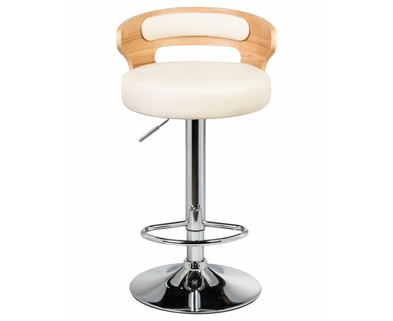 Набор 2 шт Стул барный DOBRIN FRED, натуральное дерево, кремовый, Вариант: натуральное дерево, кремовый, изображение 5 | Интернет магазин мебели и декора LifeDekor