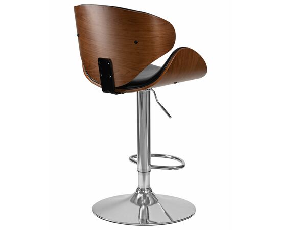 Набор 2 шт Стул барный DOBRIN KARTER, коричневое дерево, чёрный, Вариант: коричневое дерево, чёрный, изображение 5 | Интернет магазин мебели и декора LifeDekor