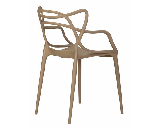 Набор 4 шт Стул обеденный DOBRIN MASTERS, бежевый (GR-03), Вариант: бежевый (GR-03), изображение 3 | Интернет магазин мебели и декора LifeDekor