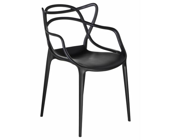 Набор 4 шт Стул обеденный DOBRIN MASTERS, чёрный (B-03), Вариант: чёрный (B-03), изображение 2 | Интернет магазин мебели и декора LifeDekor