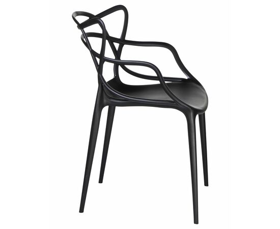 Набор 4 шт Стул обеденный DOBRIN MASTERS, чёрный (B-03), Вариант: чёрный (B-03), изображение 3 | Интернет магазин мебели и декора LifeDekor