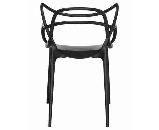 Набор 4 шт Стул обеденный DOBRIN MASTERS, чёрный (B-03), Вариант: чёрный (B-03), изображение 5 | Интернет магазин мебели и декора LifeDekor