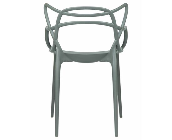 Набор 4 шт Стул обеденный DOBRIN MASTERS, тёмно-серый (GR-04), Вариант: тёмно-серый (GR-04), изображение 5 | Интернет магазин мебели и декора LifeDekor