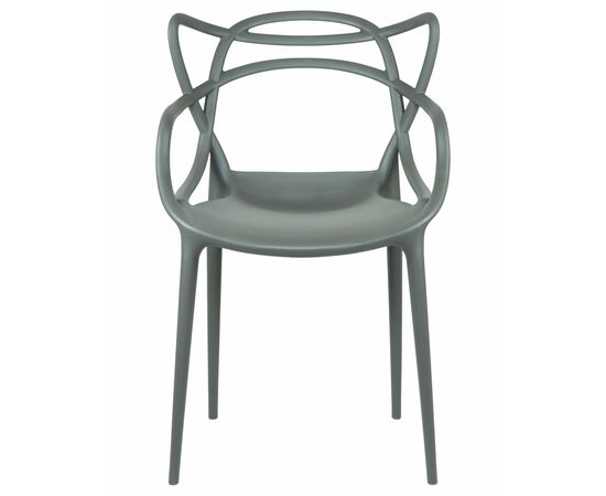 Набор 4 шт Стул обеденный DOBRIN MASTERS, тёмно-серый (GR-04), Вариант: тёмно-серый (GR-04), изображение 6 | Интернет магазин мебели и декора LifeDekor