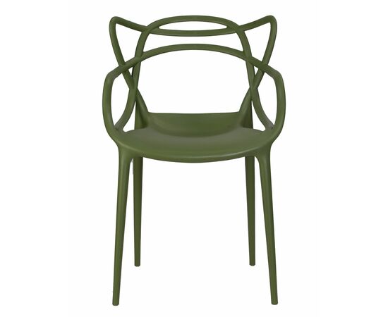 Набор 4 шт Стул обеденный DOBRIN MASTERS, зеленый хаки (G-17), Вариант: зеленый хаки (G-17), изображение 6 | Интернет магазин мебели и декора LifeDekor