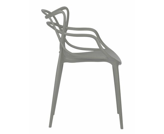 Набор 4 шт Стул обеденный DOBRIN MASTERS, светло-серый (GR-01), Вариант: светло-серый (GR-01), изображение 3 | Интернет магазин мебели и декора LifeDekor