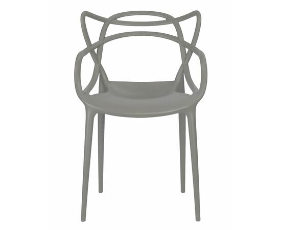 Набор 4 шт Стул обеденный DOBRIN MASTERS, светло-серый (GR-01), Вариант: светло-серый (GR-01), изображение 6 | Интернет магазин мебели и декора LifeDekor