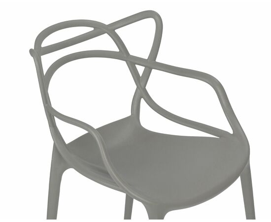 Набор 4 шт Стул обеденный DOBRIN MASTERS, светло-серый (GR-01), Вариант: светло-серый (GR-01), изображение 7 | Интернет магазин мебели и декора LifeDekor