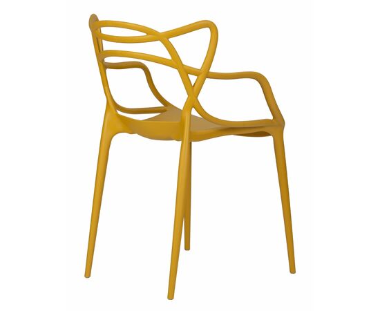 Набор 4 шт Стул обеденный DOBRIN MASTERS, горчичный (Y-03), Вариант: горчичный (Y-03), изображение 3 | Интернет магазин мебели и декора LifeDekor