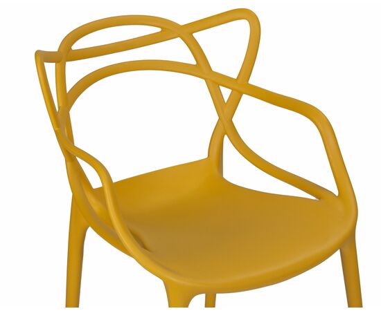 Набор 4 шт Стул обеденный DOBRIN MASTERS, горчичный (Y-03), Вариант: горчичный (Y-03), изображение 6 | Интернет магазин мебели и декора LifeDekor