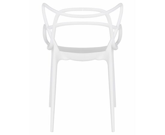 Набор 4 шт Стул обеденный DOBRIN MASTERS, белый (W-02), Вариант: белый (W-02), изображение 4 | Интернет магазин мебели и декора LifeDekor