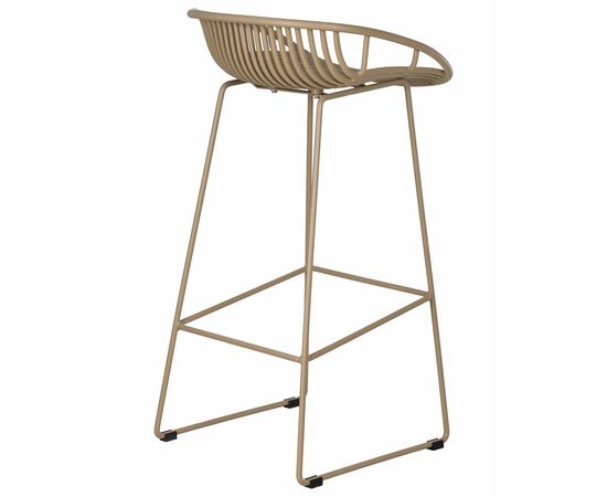 Набор 4 шт Стул барный DOBRIN FRANK, бежевый, Вариант: бежевый, изображение 5 | Интернет магазин мебели и декора LifeDekor