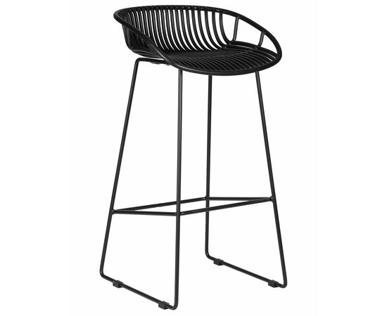 Набор 4 шт Стул барный DOBRIN FRANK, черный, Вариант: чёрный, изображение 2 | Интернет магазин мебели и декора LifeDekor