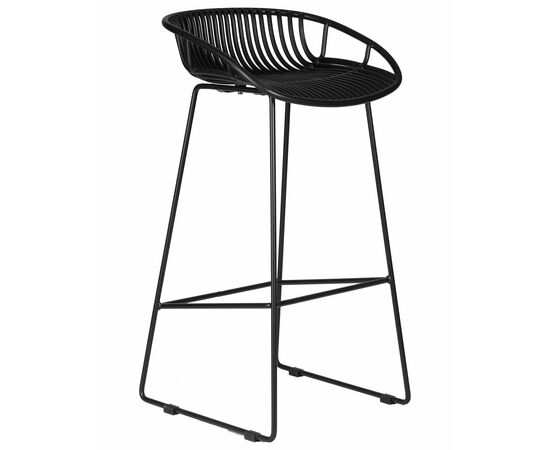 Набор 4 шт Стул барный DOBRIN FRANK, черный, Вариант: чёрный, изображение 3 | Интернет магазин мебели и декора LifeDekor
