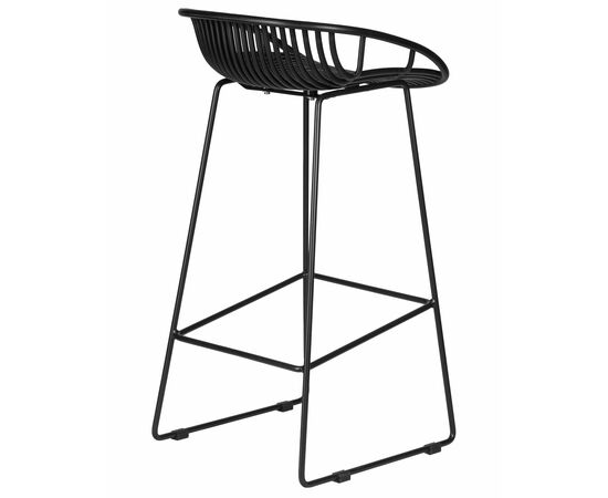 Набор 4 шт Стул барный DOBRIN FRANK, черный, Вариант: чёрный, изображение 5 | Интернет магазин мебели и декора LifeDekor