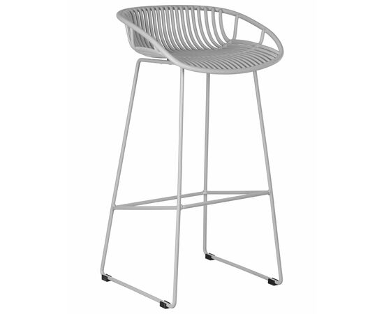 Набор 4 шт Стул барный DOBRIN FRANK, светло-серый, Вариант: светло-серый, изображение 2 | Интернет магазин мебели и декора LifeDekor